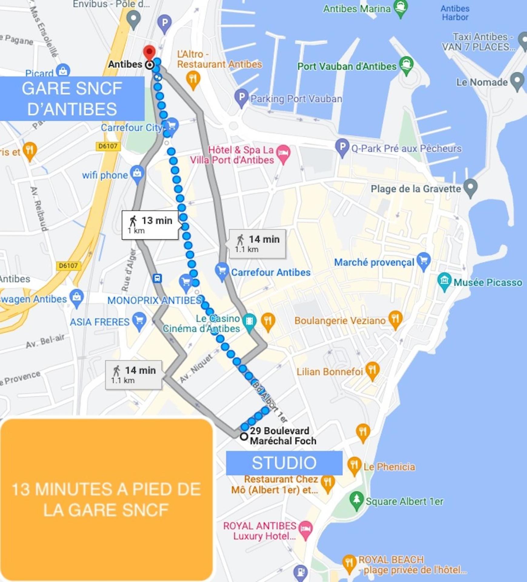 Pws Antibes, Provence-Alpes-Cote-D'Azur, Studio Exteriör bild